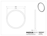 O Ring, 27x1.5 - 9262K647