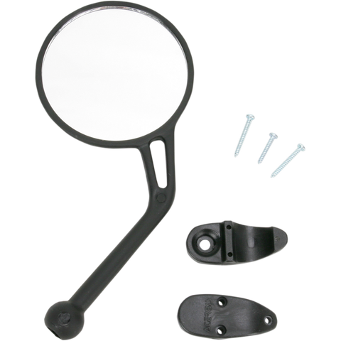 RV MIRROR L BLACK