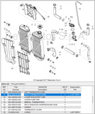 Beta OEM - RIGHT RADIATOR Thermostat Hose