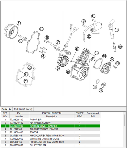 Gasket - 77530040000