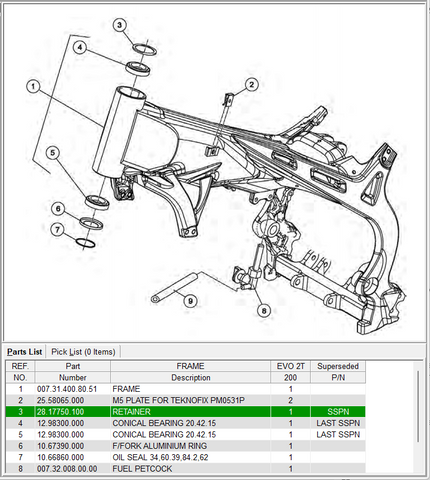 BETA OEM - DUST RETAINER UPPER CUP FOR FORK