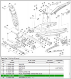 BETA OEM - CLAMP MOUNT BRAKE LINE