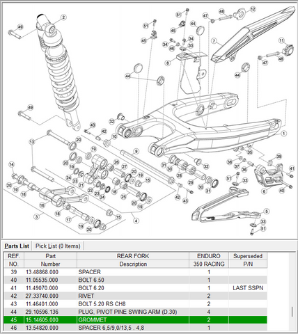 BETA OEM - CLAMP MOUNT BRAKE LINE