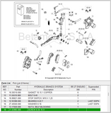 BETA OEM - Rear Brake Pedal Bolt