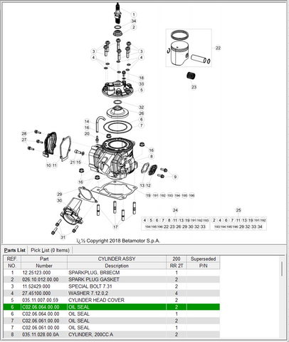 BETA OEM - SEALING RING 67X2