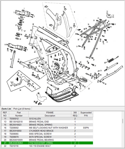 GasGas OEM - Brake Pedal O ring *SALE*