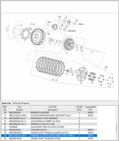 GasGas OEM - RJ-MR Clutch Gear O-Ring *SALE*