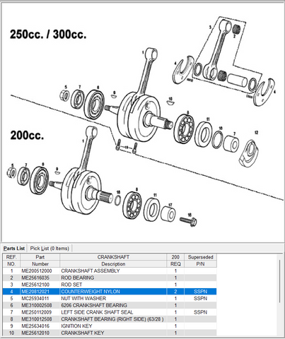 GasGas OEM - Counter Weight Nylon *SALE*