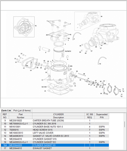 GasGas OEM - .3mm base gasket *SALE*