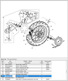 GasGas OEM - LONG REAR WHEEL SPACER, LEFT *SALE*