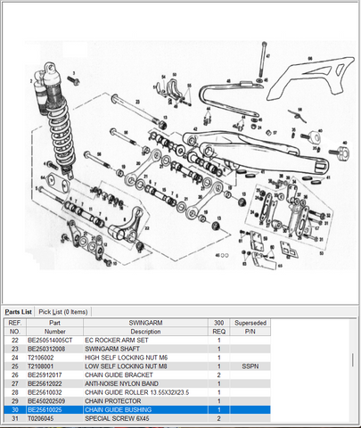 GasGas OEM - CHAIN GUIDE ROLLER BUSHING *SALE*