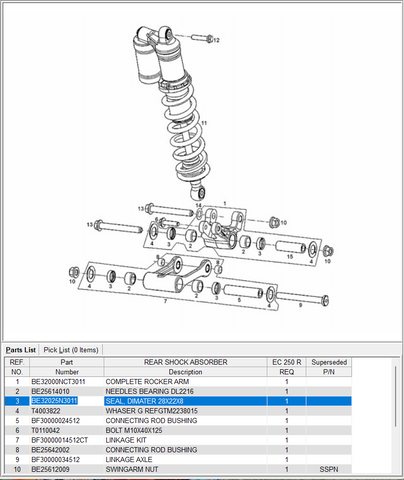 GasGas OEM - SEAL, DIMATER 28X22X8 *SALE*