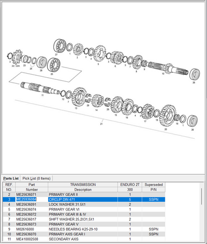 GasGas OEM - C/S CIRCLIP, EC *SALE*
