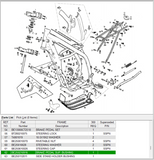 GasGas OEM - BUSHING, BRAKE PEDAL PIVOT *SALE*