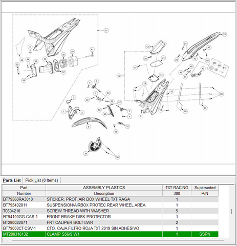 GasGas OEM - CLAMP S56/9 W1 *SALE*