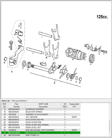 GasGas OEM - Selector seal *SALE*