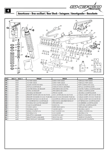 Sherco OEM - BEARING-KIT WP