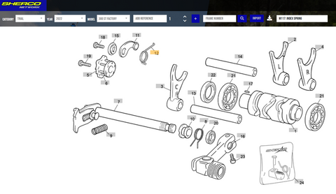 Sherco OEM - INDEX SPRING