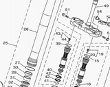 KYB Air Valve Complete screw