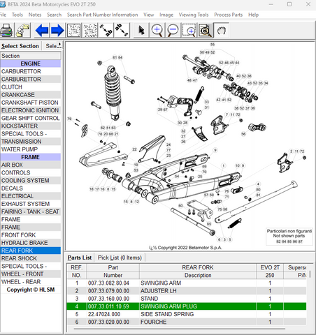 BETA OEM - SWING ARM PLUG