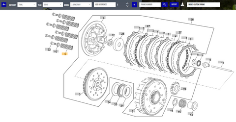 SHERCO OEM - CLUTCH SPRING