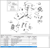 Beta OEM - REAR BRAKE HOSE - RX/XPRO
