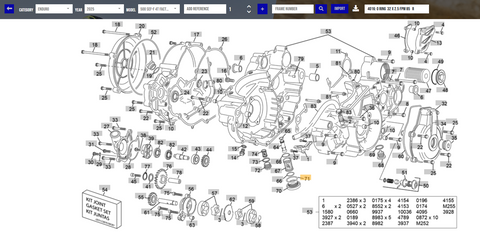 SHERCO OEM - O RING  32 X 2.5 FPM 85