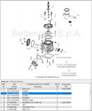 Beta OEM -  '18 - current 125CC Power Valve Gasket