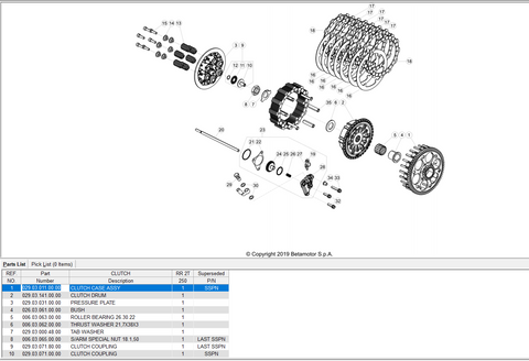 Beta OEM -  Clutch Case Assembly Hub