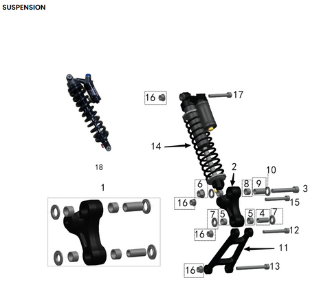 Talaria Suspension Parts