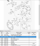 Beta OEM - Rear Brake Caliper Stopper Wear Pad