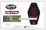 GUTS RACING SEAT COVERS & FOAM - BETA RR 20'-CURRENT, X-TR 23'-CURRENT