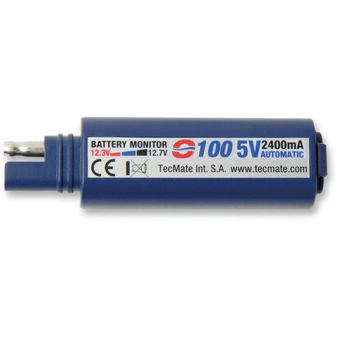 Optimate TecMate Universal USB Compact Charger with SAE Connector